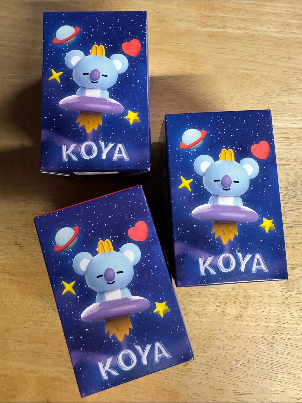 BTS BT21 McDonald’s 3 Koya RM Keychains